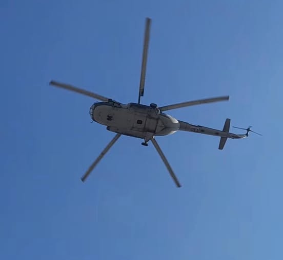 المروحية فوق حي المزة (مواقع)