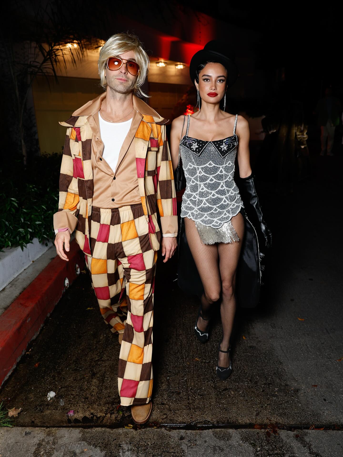 تشيس كروفورد وصديقته عارضة الأزياء كيلسي ميريت (إنستغرام)