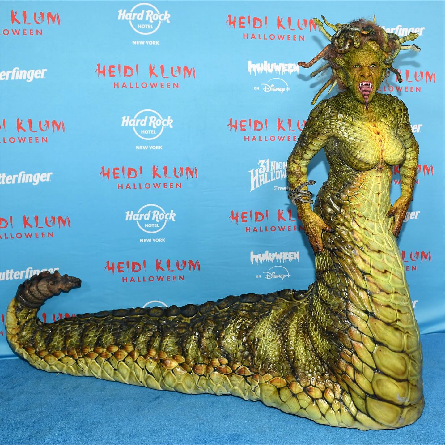 هايدي كلوم  في هالوين (إنستغرام)