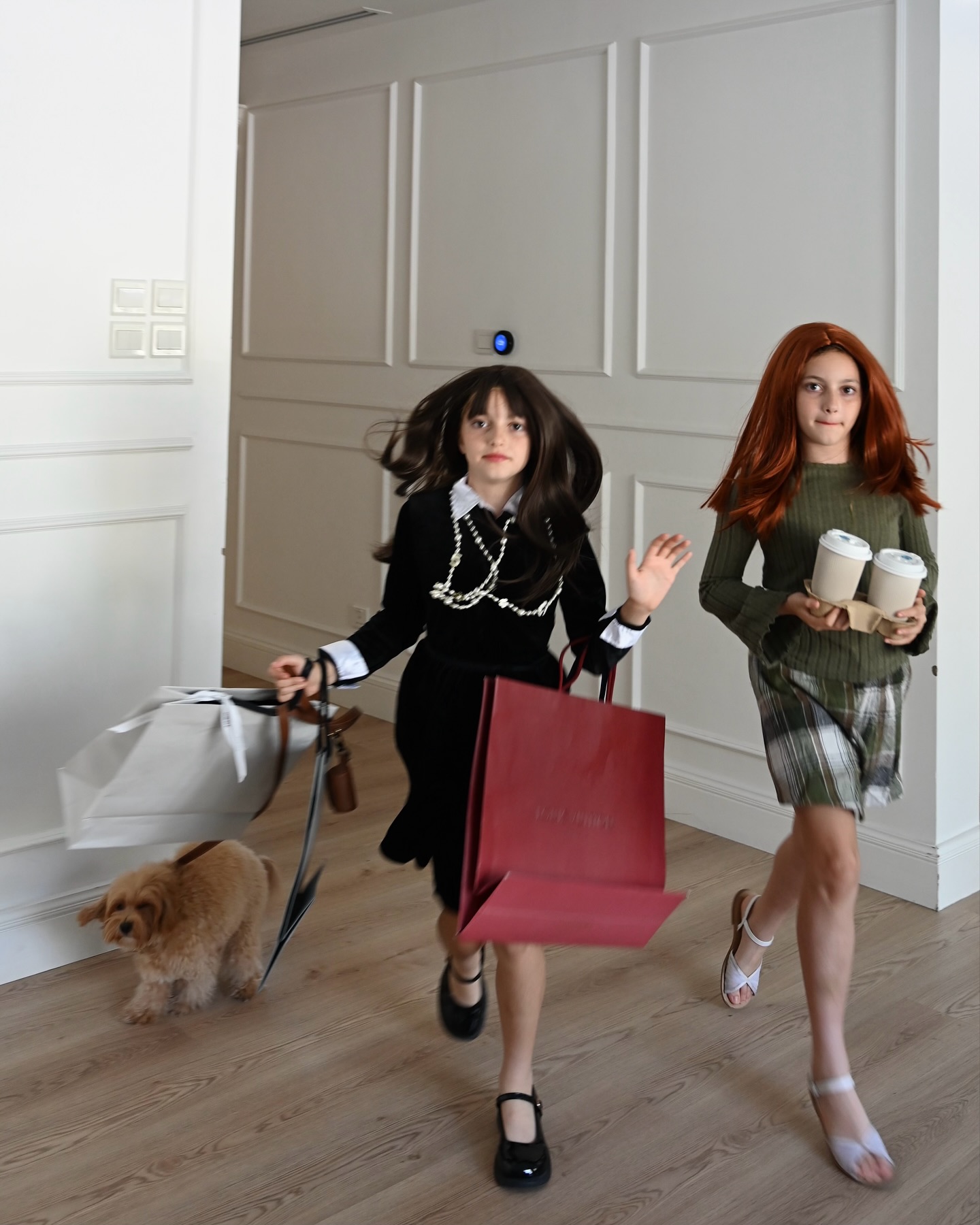 كارن وازن وعائلتها في هالووين (إنستغرام)