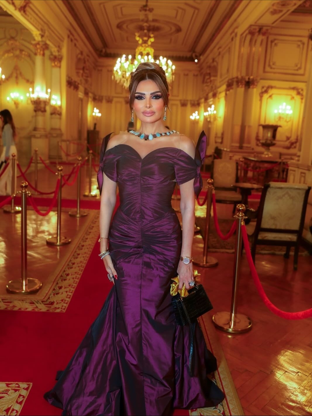 ياسمين ثروت بتصميم إلياس ريغا (إنستغرام)