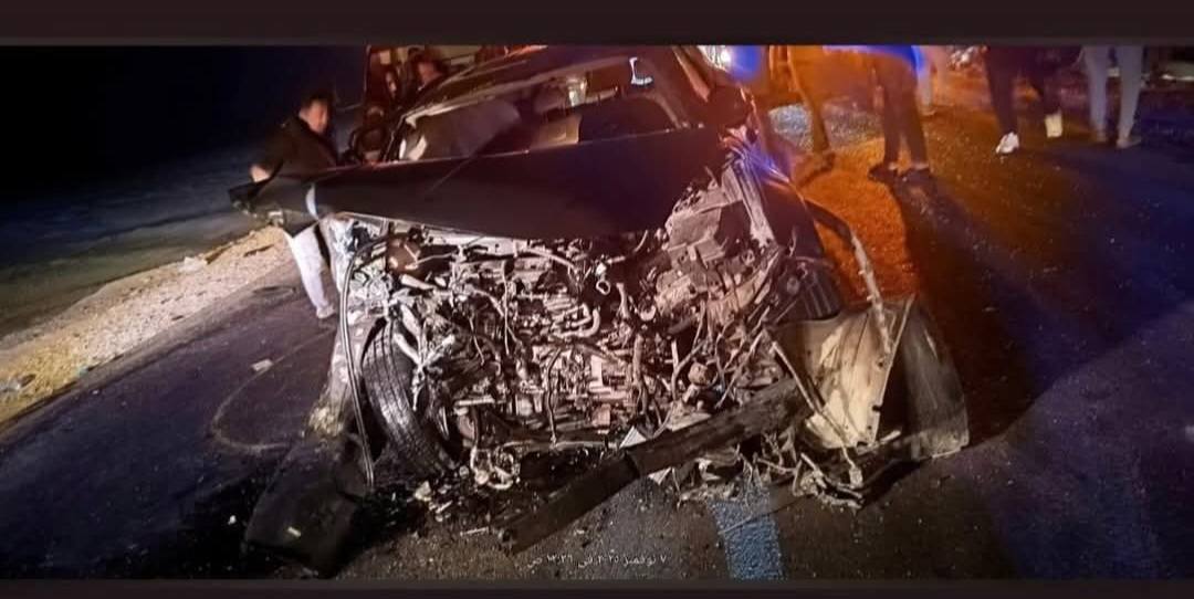 صورة من الحادث المأساوي الذي تعرّض له اسماعيل الليثي (فايسبوك)