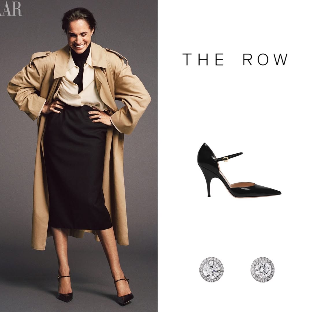 ميغان ماركل بإطلالة المرأة العاملة العصرية (انستغرام)