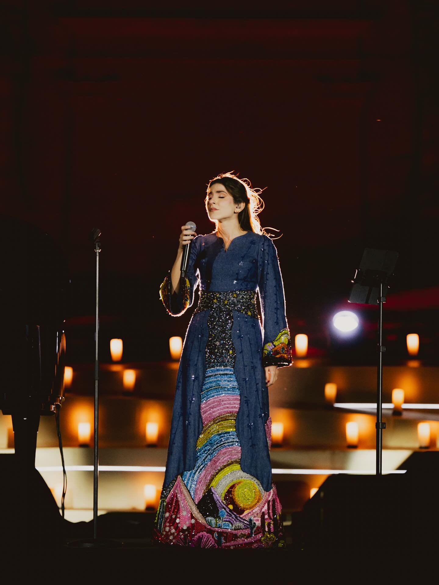 ماريلين نعمان في العلا بتصميم رامي قاضي  (إنستغرام)