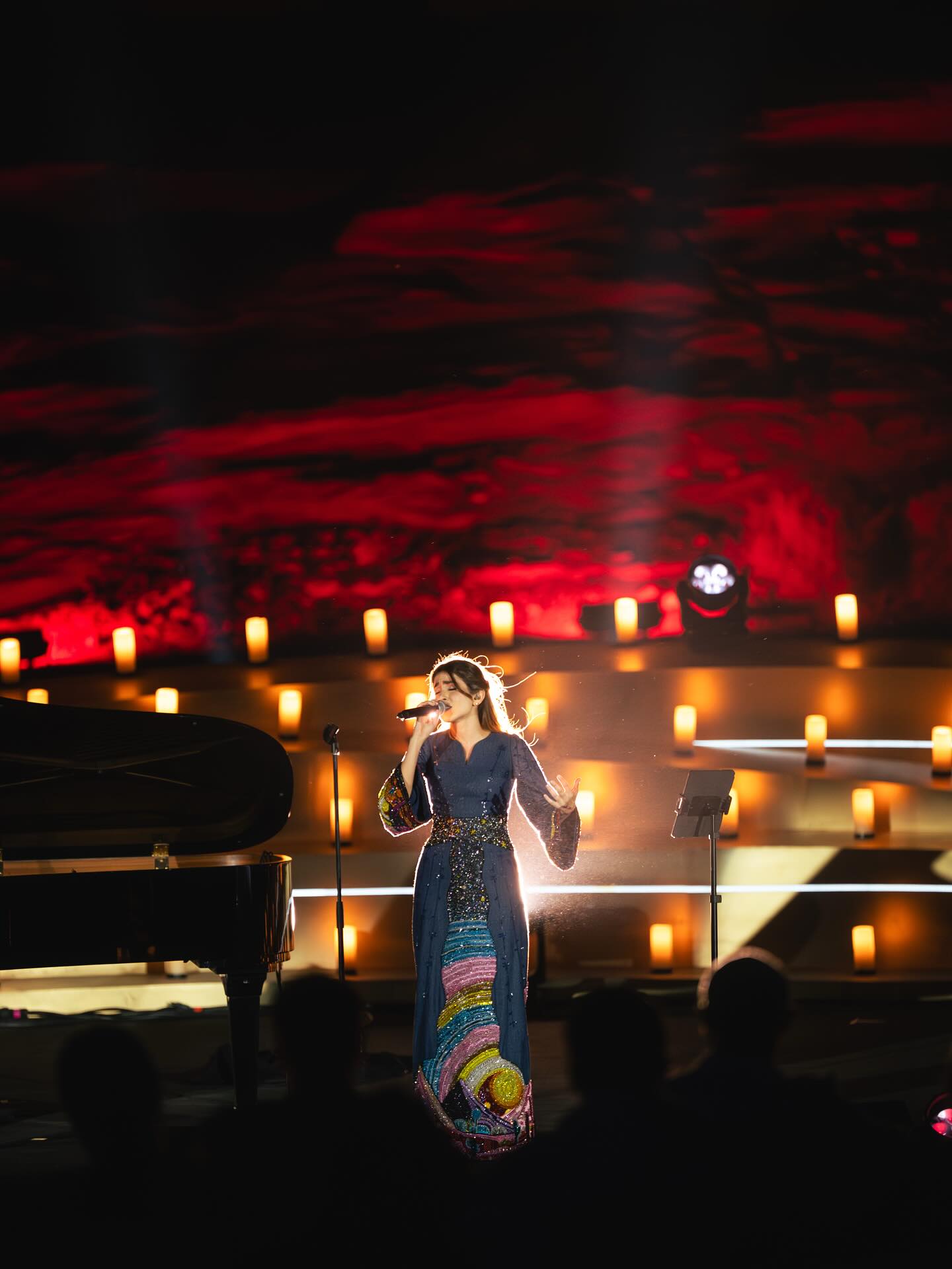 ماريلين نعمان في العلا بتصميم رامي قاضي  (إنستغرام)