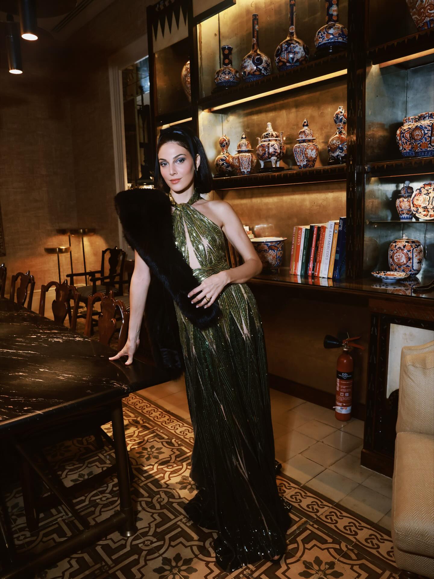 رزان جمّال بتصميم إيلي صعب (إنستغرام)