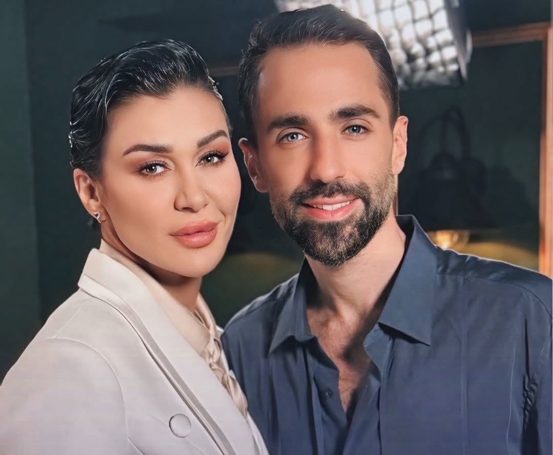 نادين الراسي تقصّ شعرها وتكشف الاسباب مع محمد قيس (انستغرام)