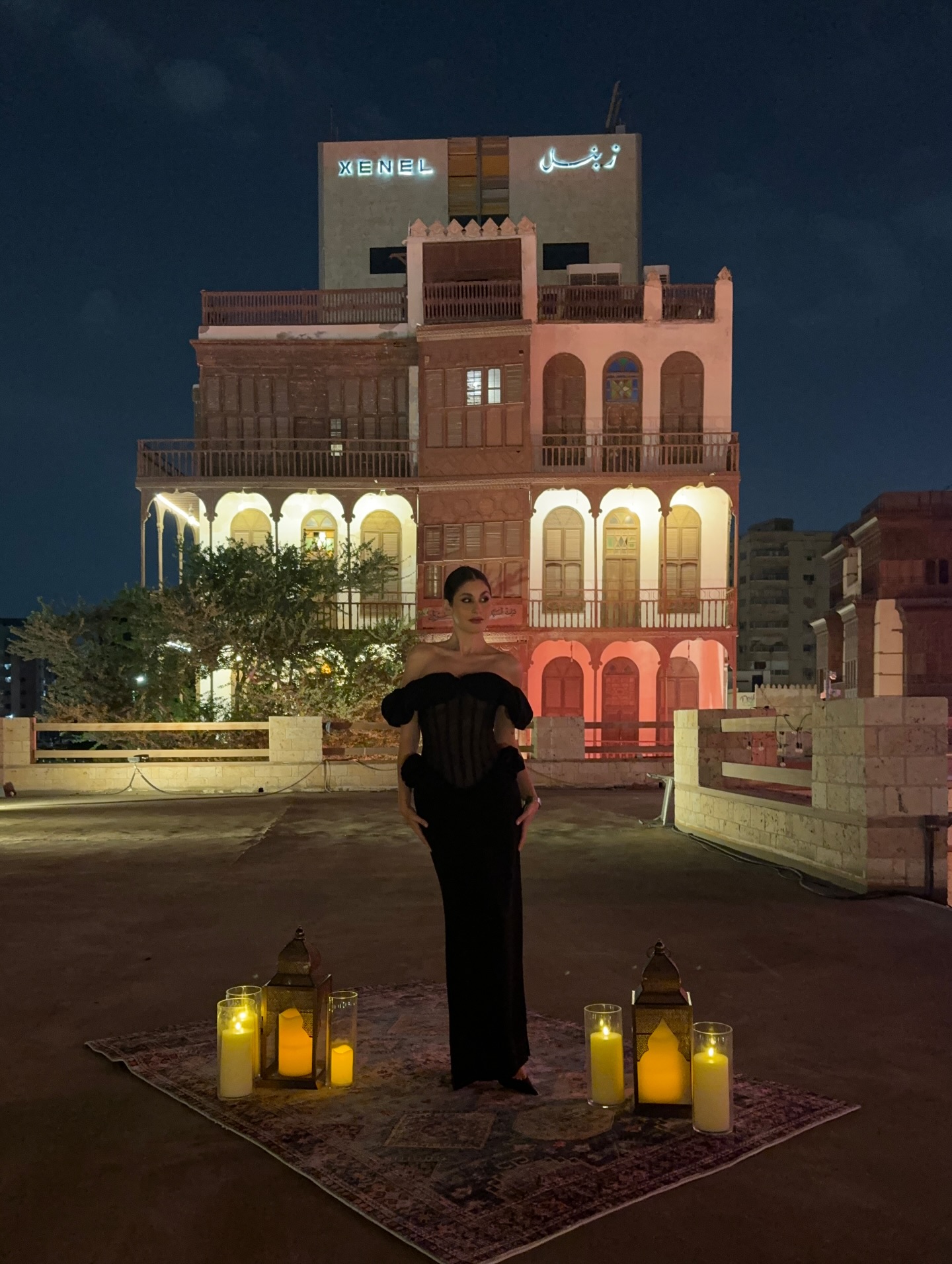 نور عريضة بتصميم ياسمين صالح (إنستغرام)