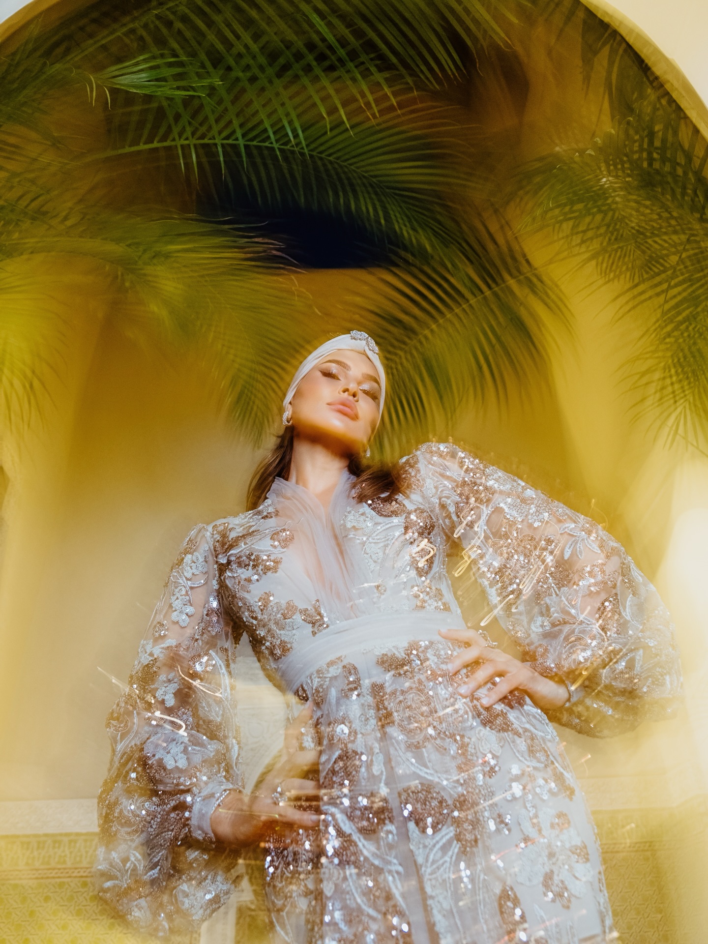 مريم الأبيض في مراكش بتصميم زهير مراد (إنستغرام)