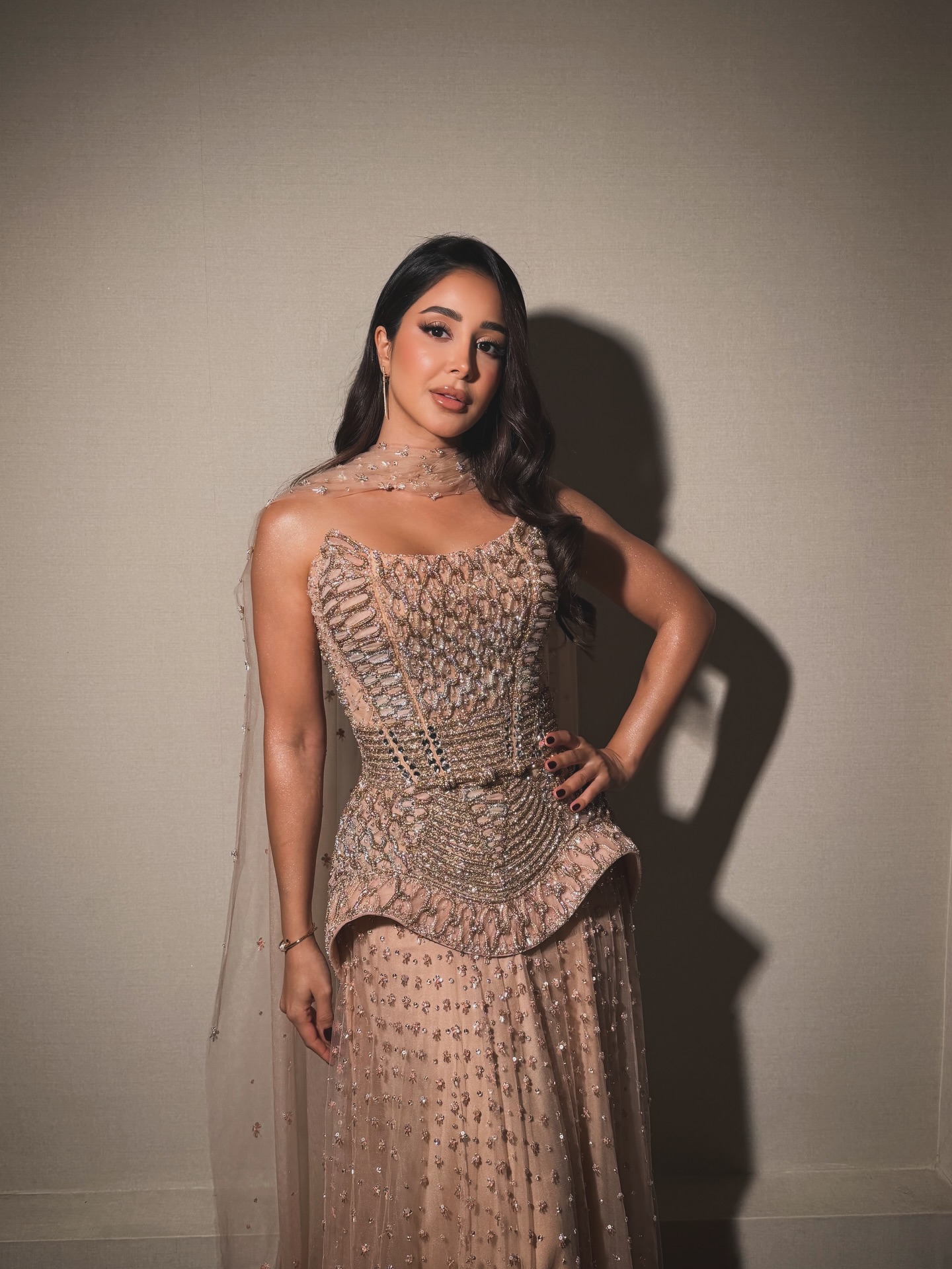 أسيل عمران بتصميم نيكولا جبران (إنستغرام)