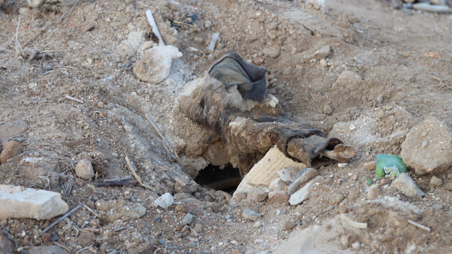 رفات أحد الأشخاص (الداخلية السورية)