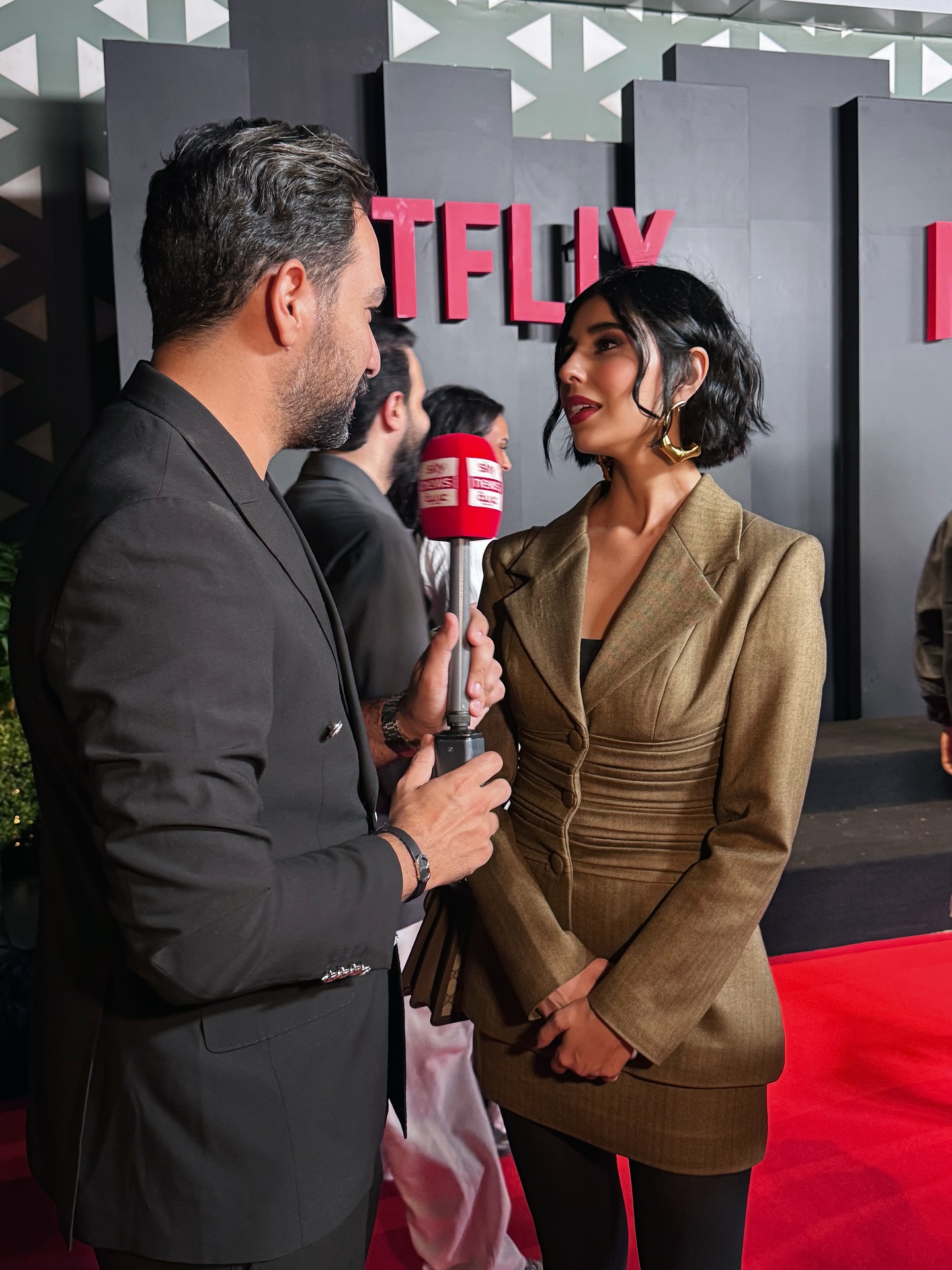 زينة مكّي في حفل نتفليكس بمهرجان البحر الأحمر السينمائي الدولي (إنستغرام)