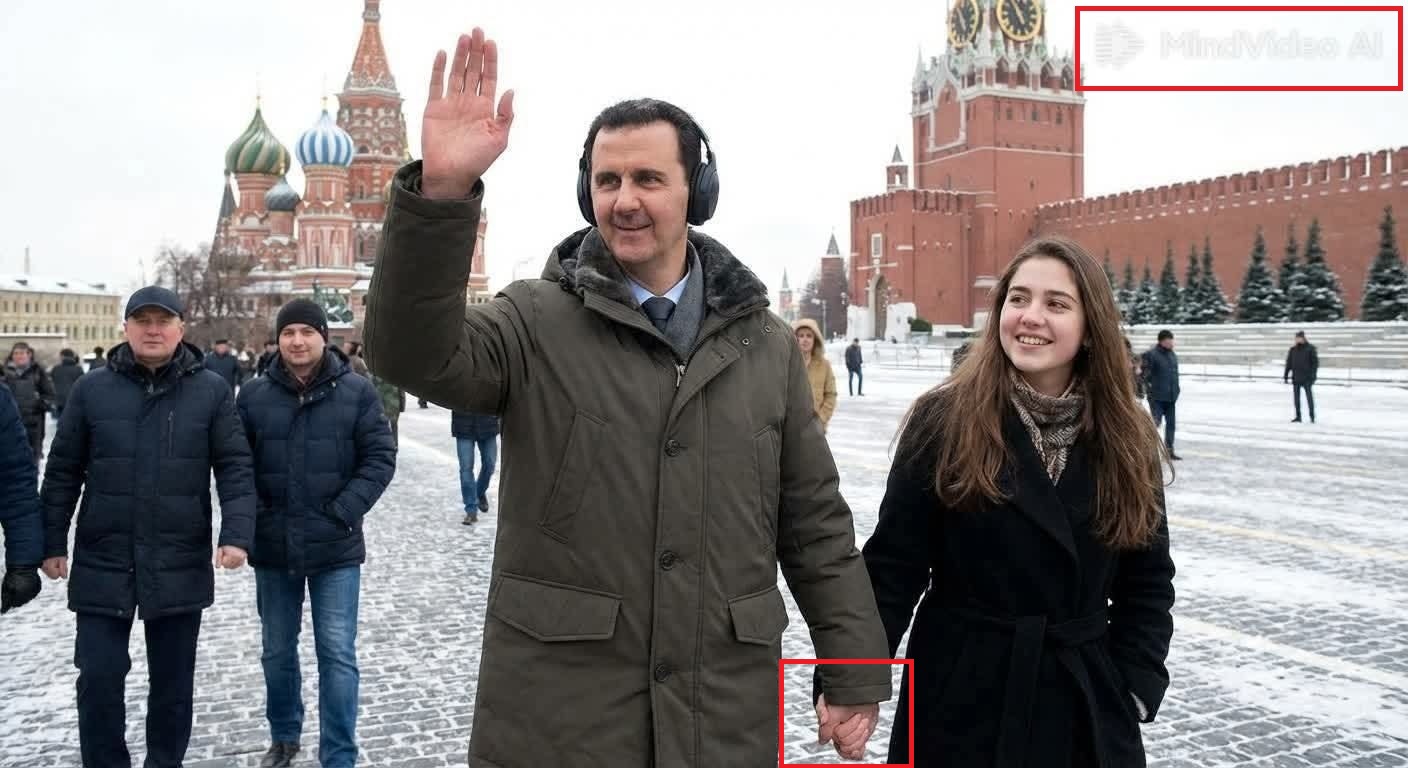 علامات الى الذكاء الاصطناعي في الصورة المتناقلة