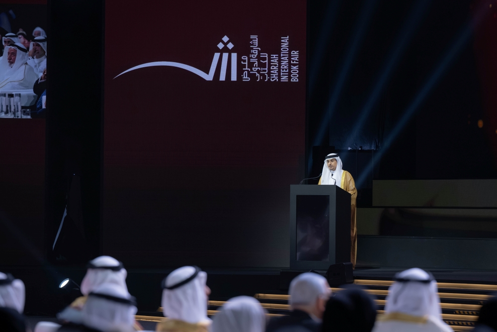 الرئيس التنفيذي لهيئة الشارقة للكتاب أحمد بن ركاض العامري. (هيئة الشارقة)