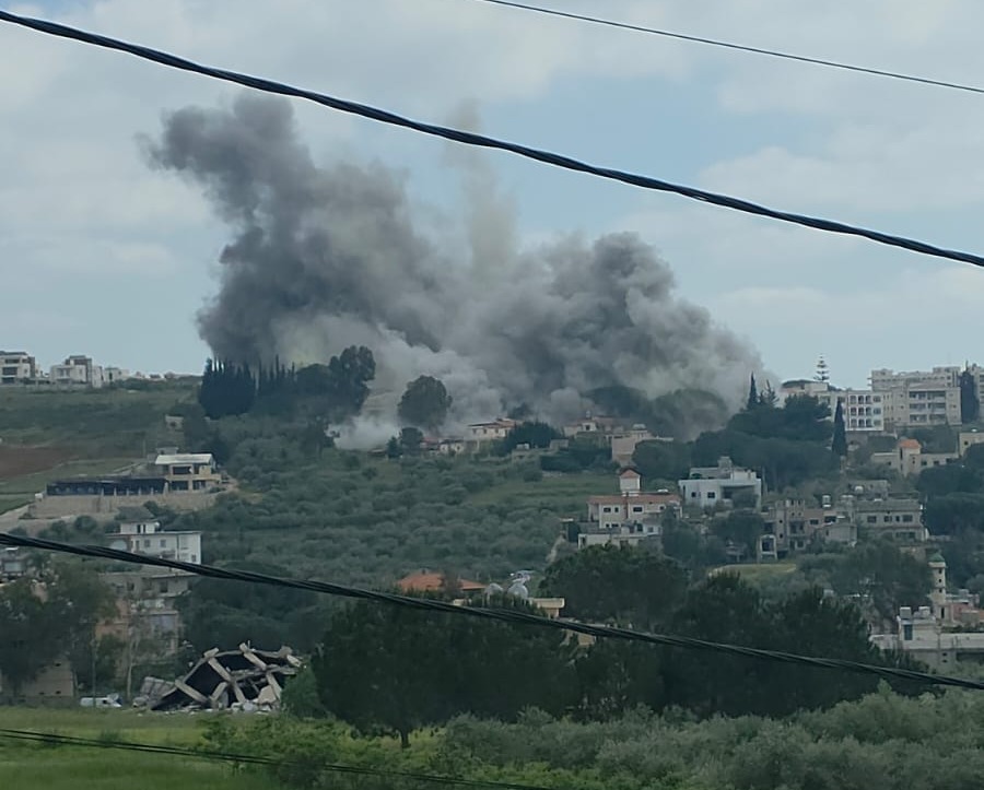 غارة على حبوش جنوبي لبنان (إكس).