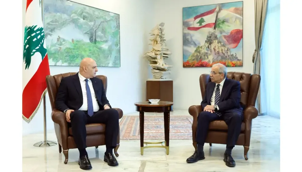 عون وسلام يبحثان تطورات الجنوب وموازنة 2027 والجلسة الحكومية