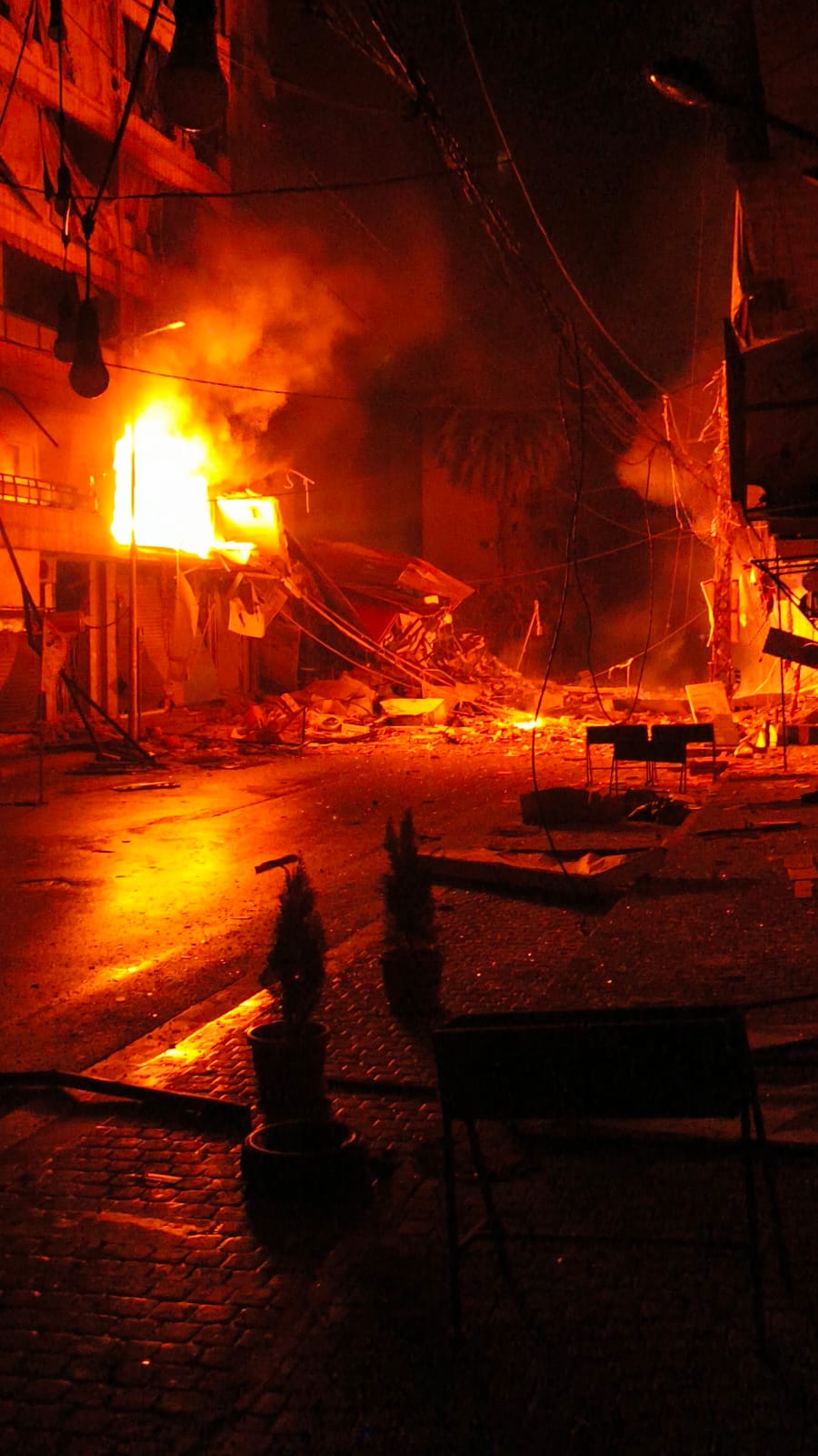 غارة إسرائيلية على الضاحية الجنوبية لبيروت (إكس).