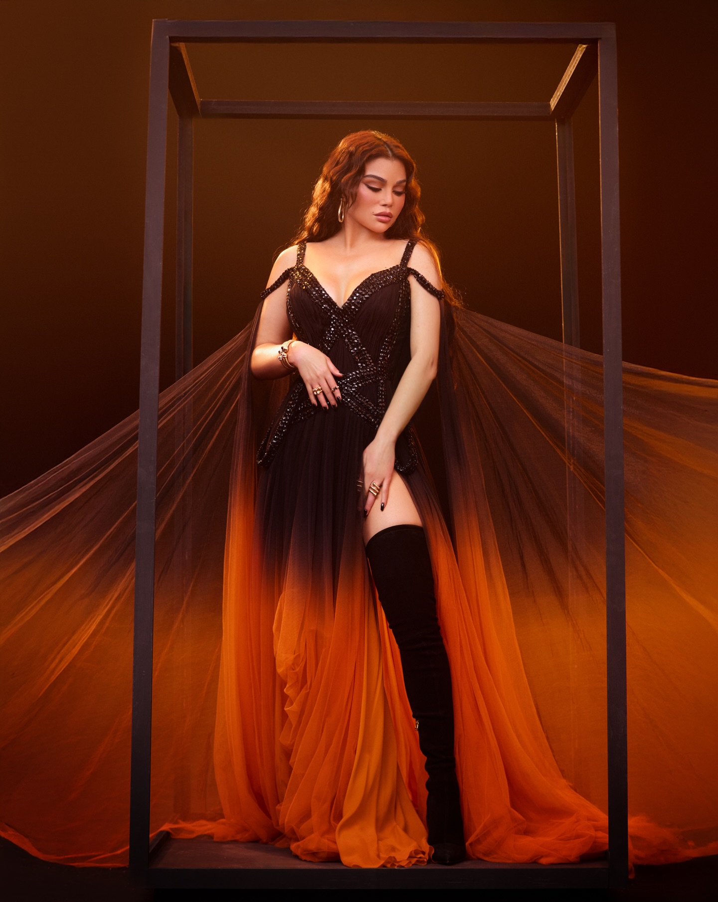 هيفاء وهبي بتصميم طوني ورد (إنستغرام)