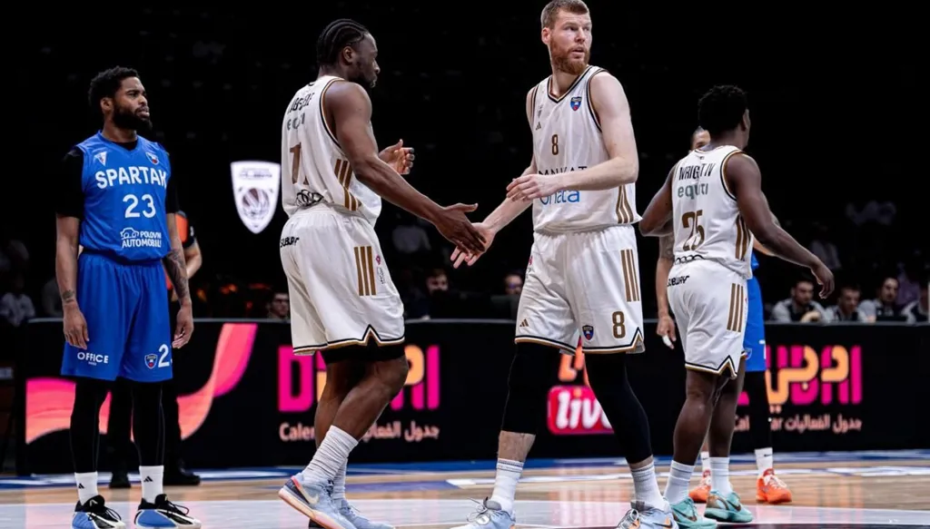 دبي باسكتبول يكتسح سبارتاك ويفتتح ربع نهائي ABA Liga بانتصار كبير