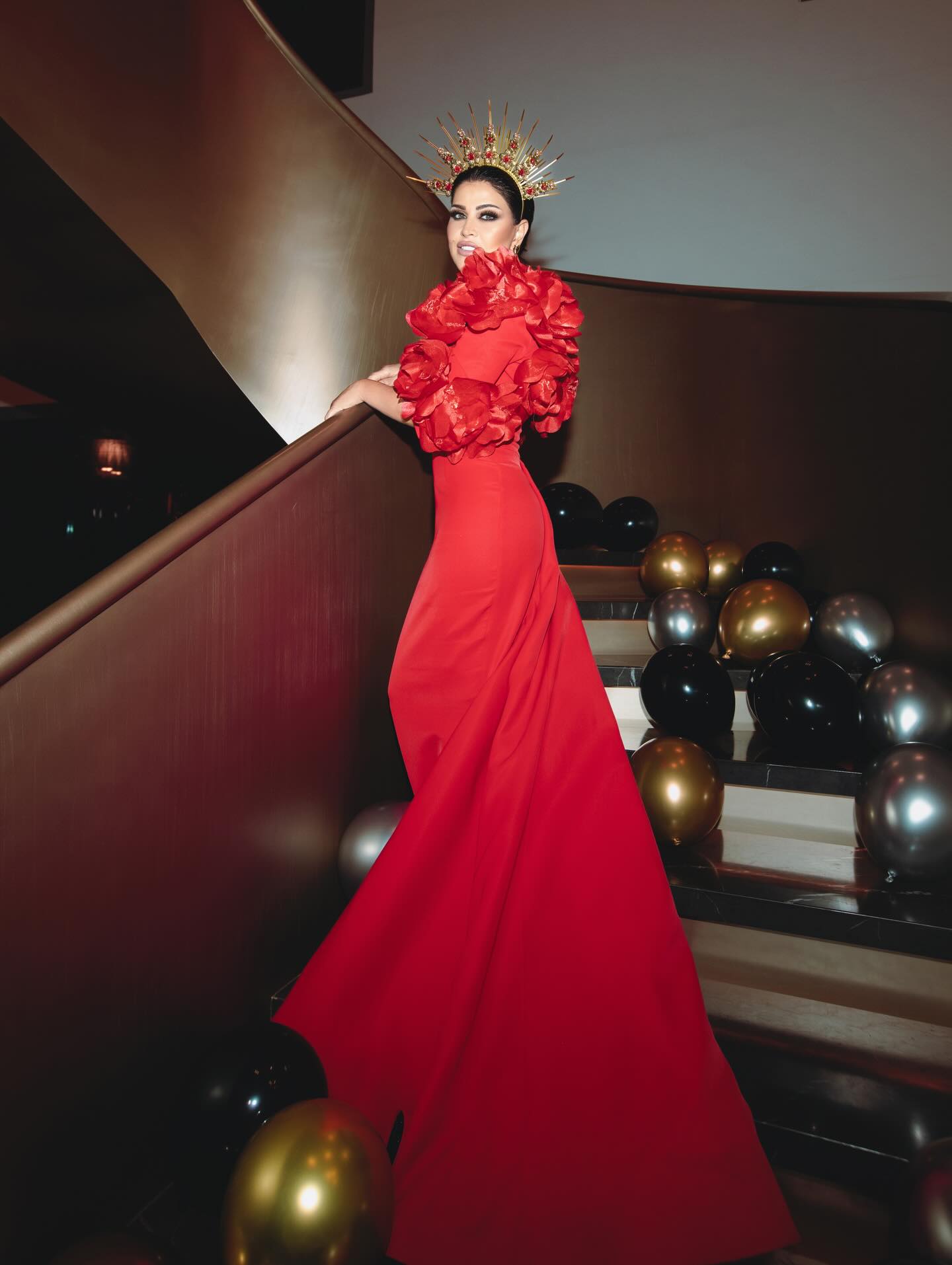 جومانة مراد بتصميم كوتور من فؤاد سركيس (إنستغرام)