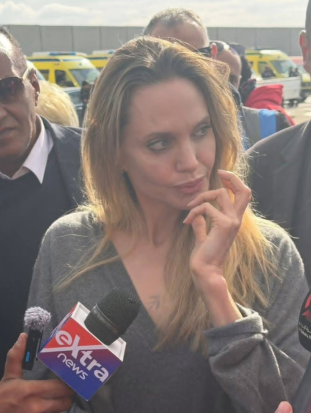 أنجلينا جولي في رفح 2026 (انستغرام)