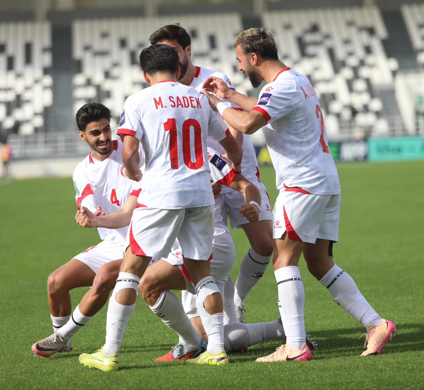 منتخب لبنان الأولمبي. (صفحة الاتحاد اللبناني لكرة القدم على فايسبوك)