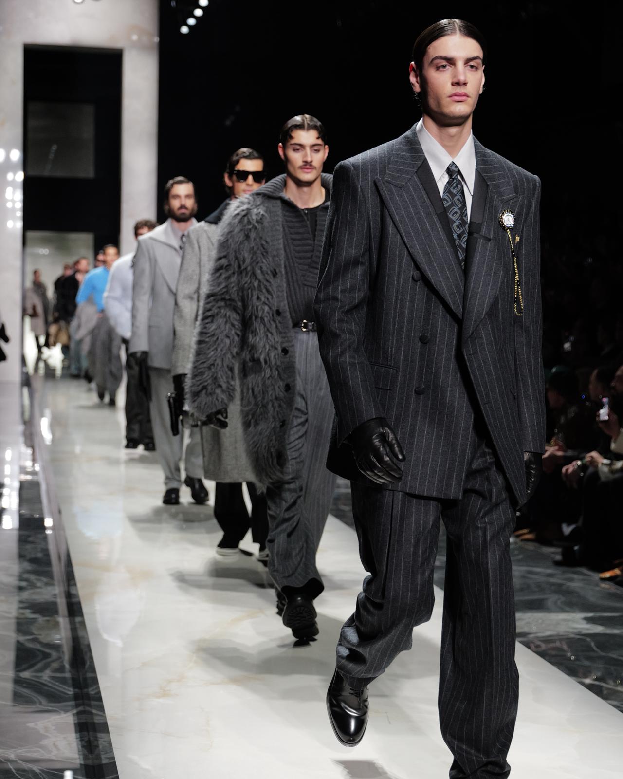 من عرض دولتشي أند غابانا لخريف وشتاء 2026 و2027 في ميلانو (إنستغرام)