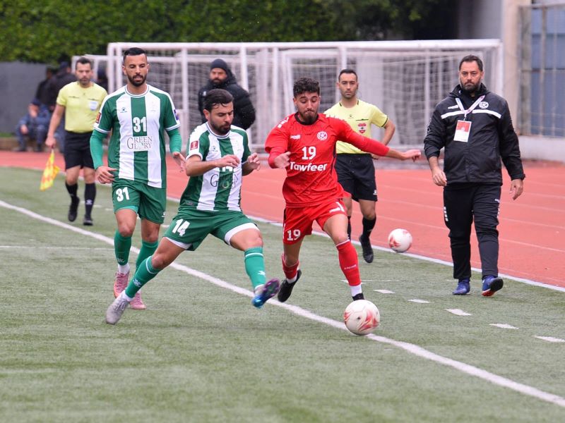 من مباراة النجمة والأنصار في كأس لبنان. (صفحة النجمة على فايسبوك)