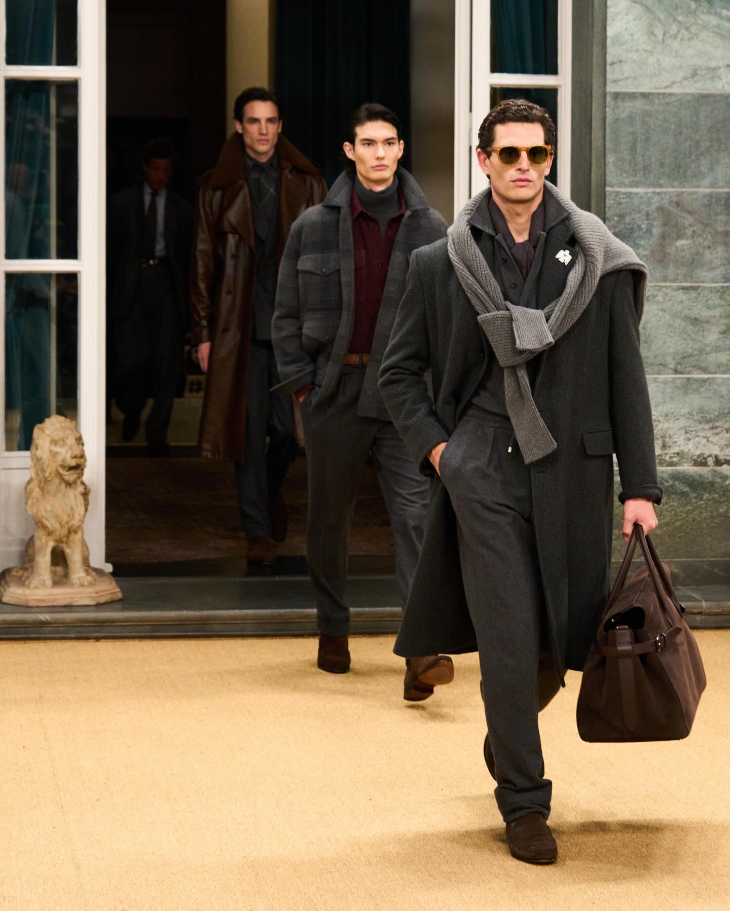 من عرض رالف لورين لخريف وشتاء 2026 و2027 في ميلانو (إنستغرام)