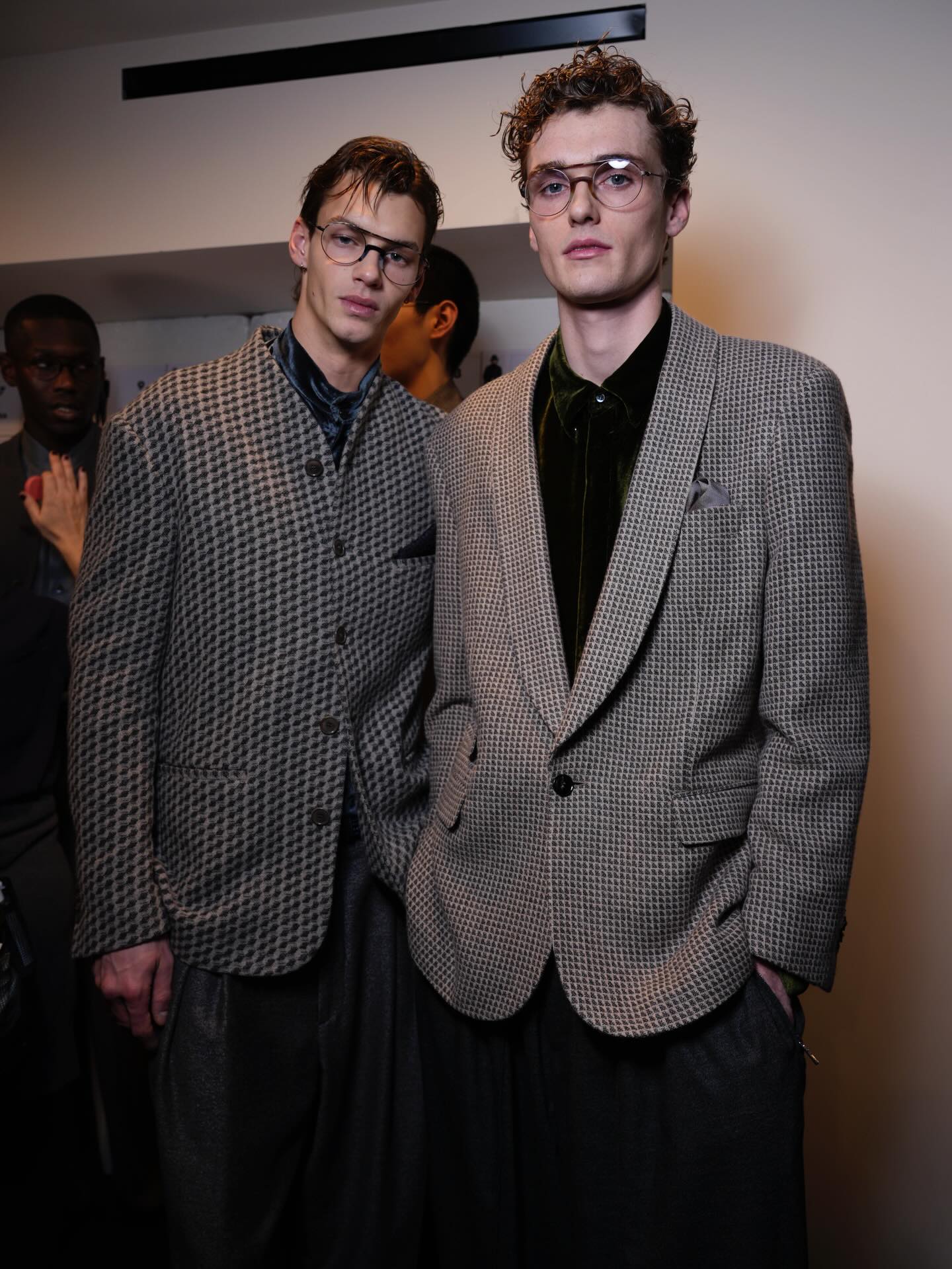 من عرض جورجيو أرماني لخريف وشتاء 2026 و2027 في ميلانو (إنستغرام)