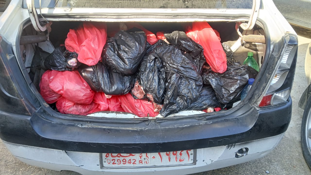 لحوم مهربة (الجمارك).