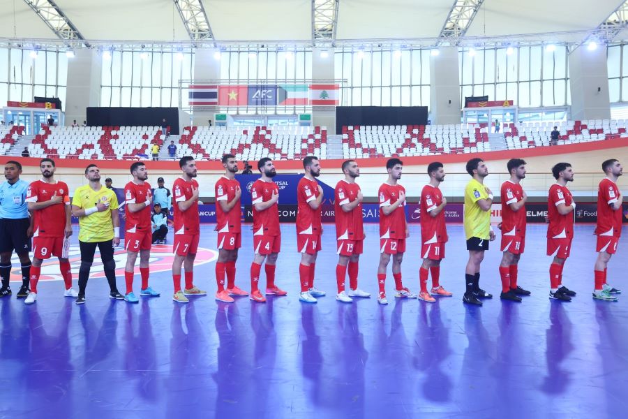 لاعبو لبنان. (الاتحاد اللبناني لكرة القدم)