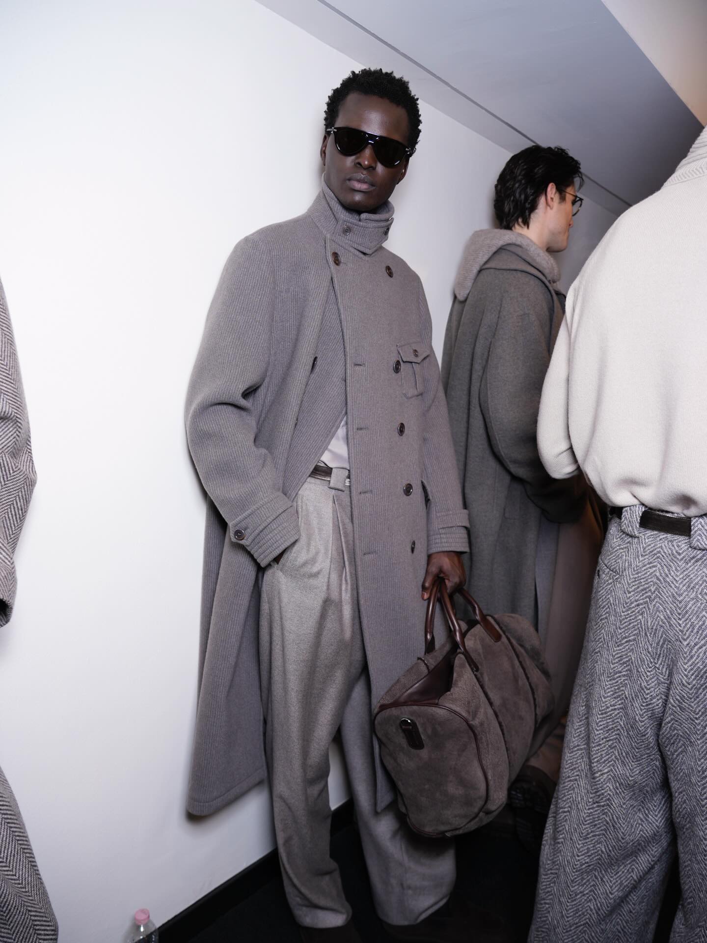 من عرض جورجيو أرماني لخريف وشتاء 2026 و2027 في ميلانو (إنستغرام)