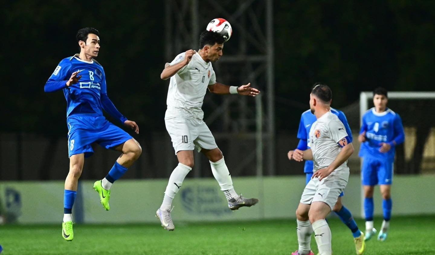 من مباراة الطلبة وديالى في دوري نجوم العراق. (واع)