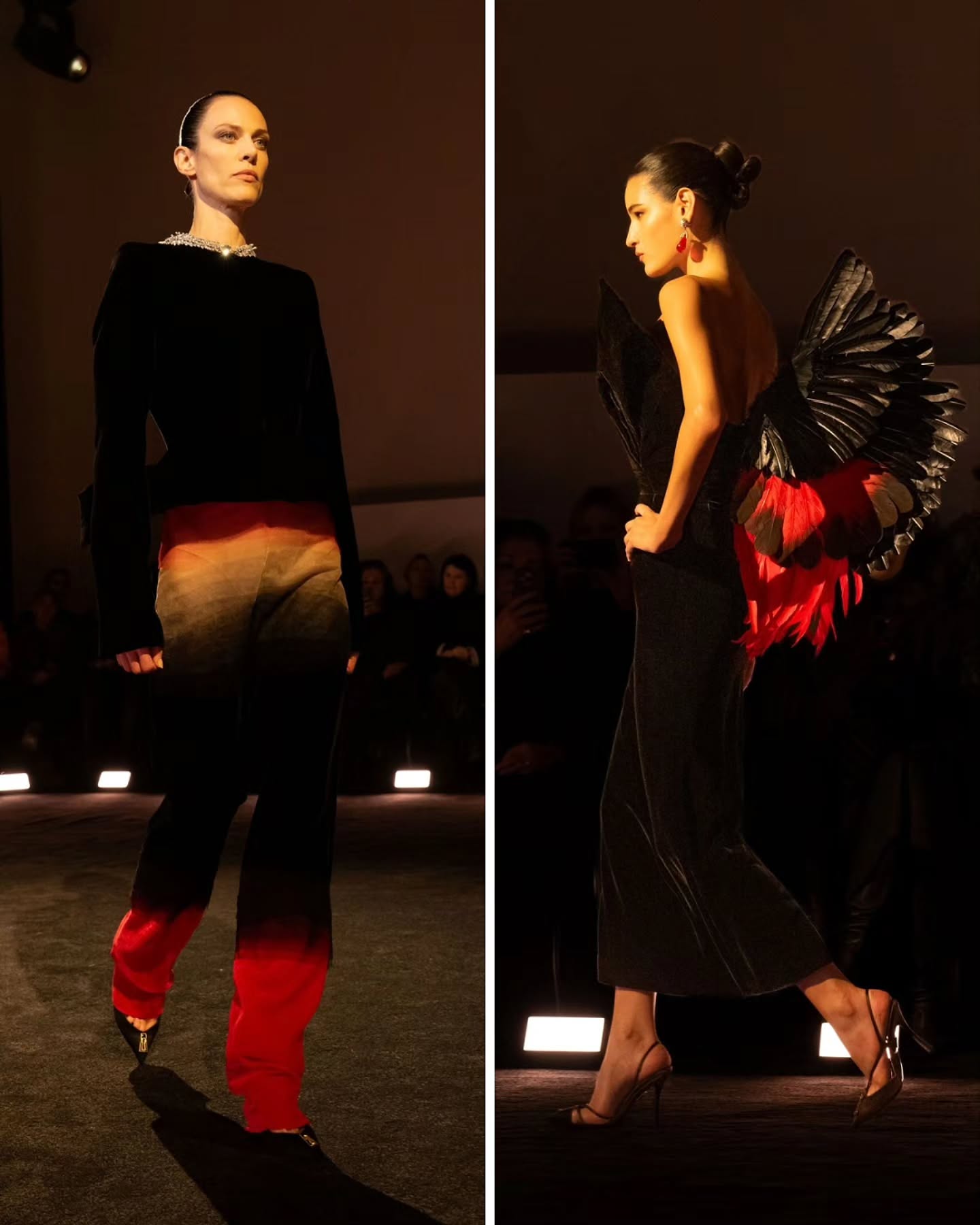 عرض سكياباريلي في أسبوع الموضة الباريسي للخياطة الراقية (إنستغرام)