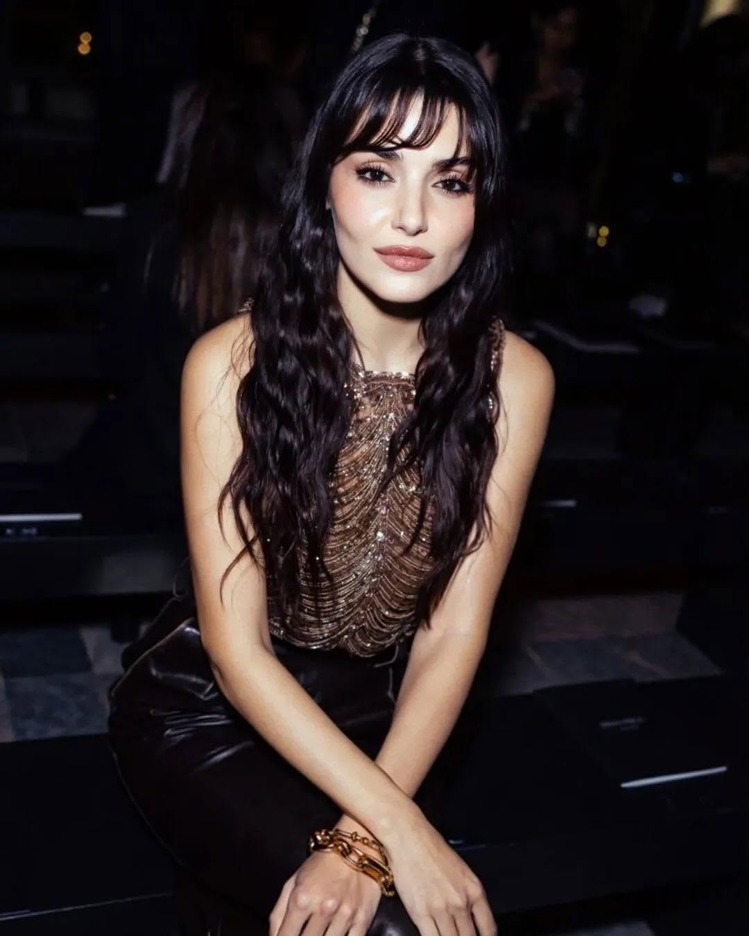 هانده ارتشيل في عرض كوتور إيلي صعب لربيع 2026 بباريس (إنستغرام)