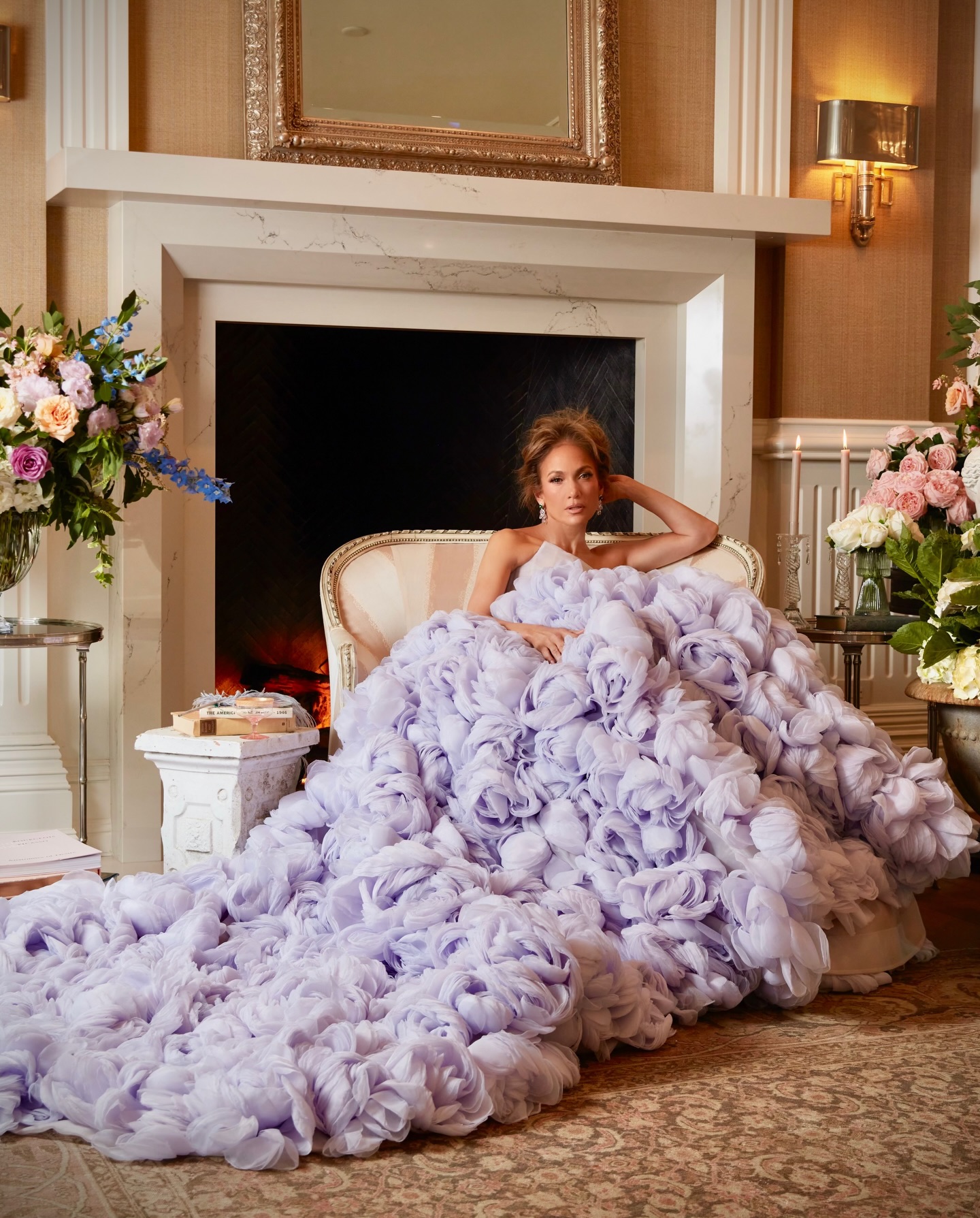 اختيار جينيفر لوبيز لفستان الأميرات يعكس فلسفتها في الموضة (إنستغرام) 