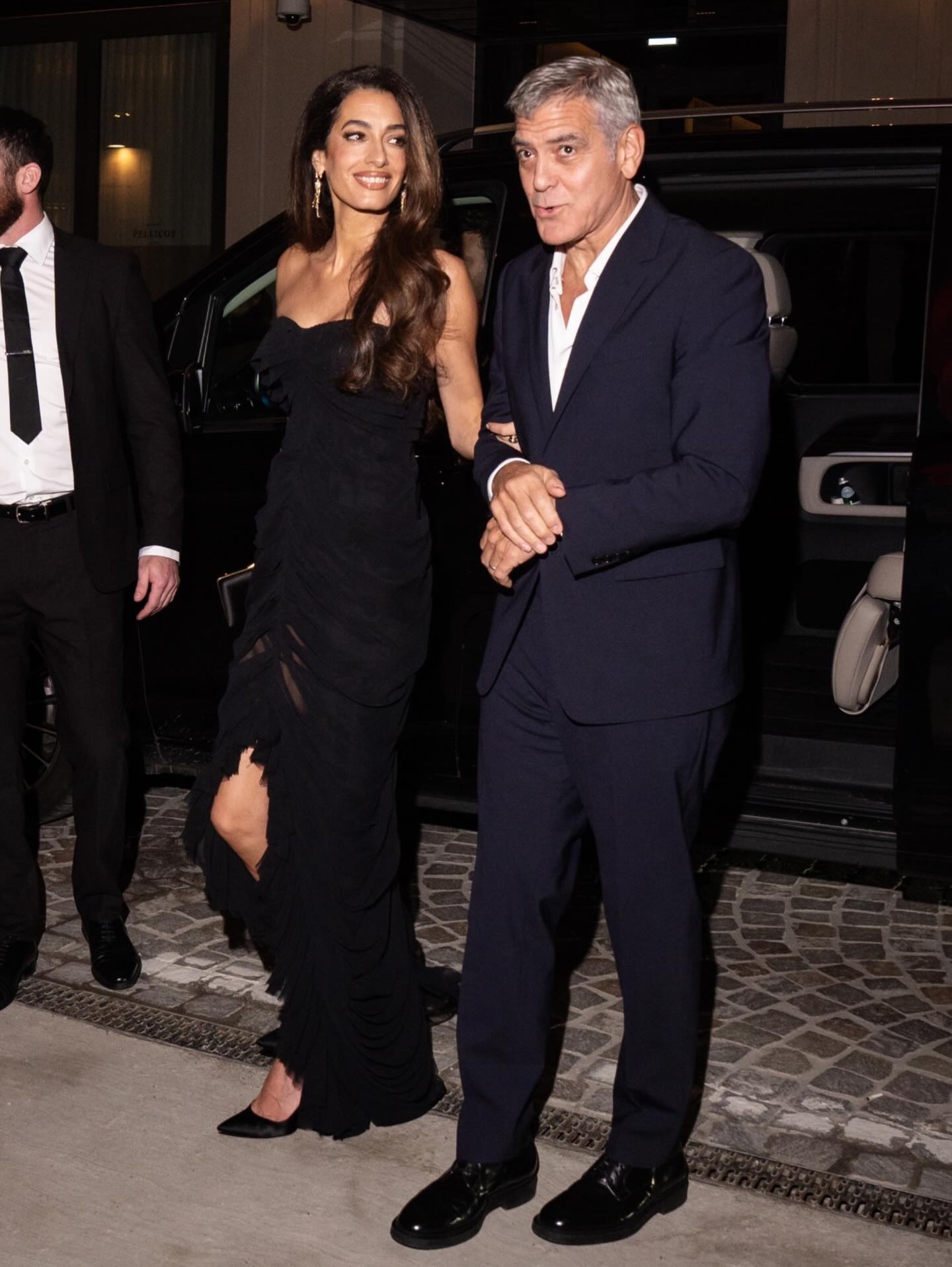 جورج وأمل كلوني في فعالية أوميغا (إنستغرام)