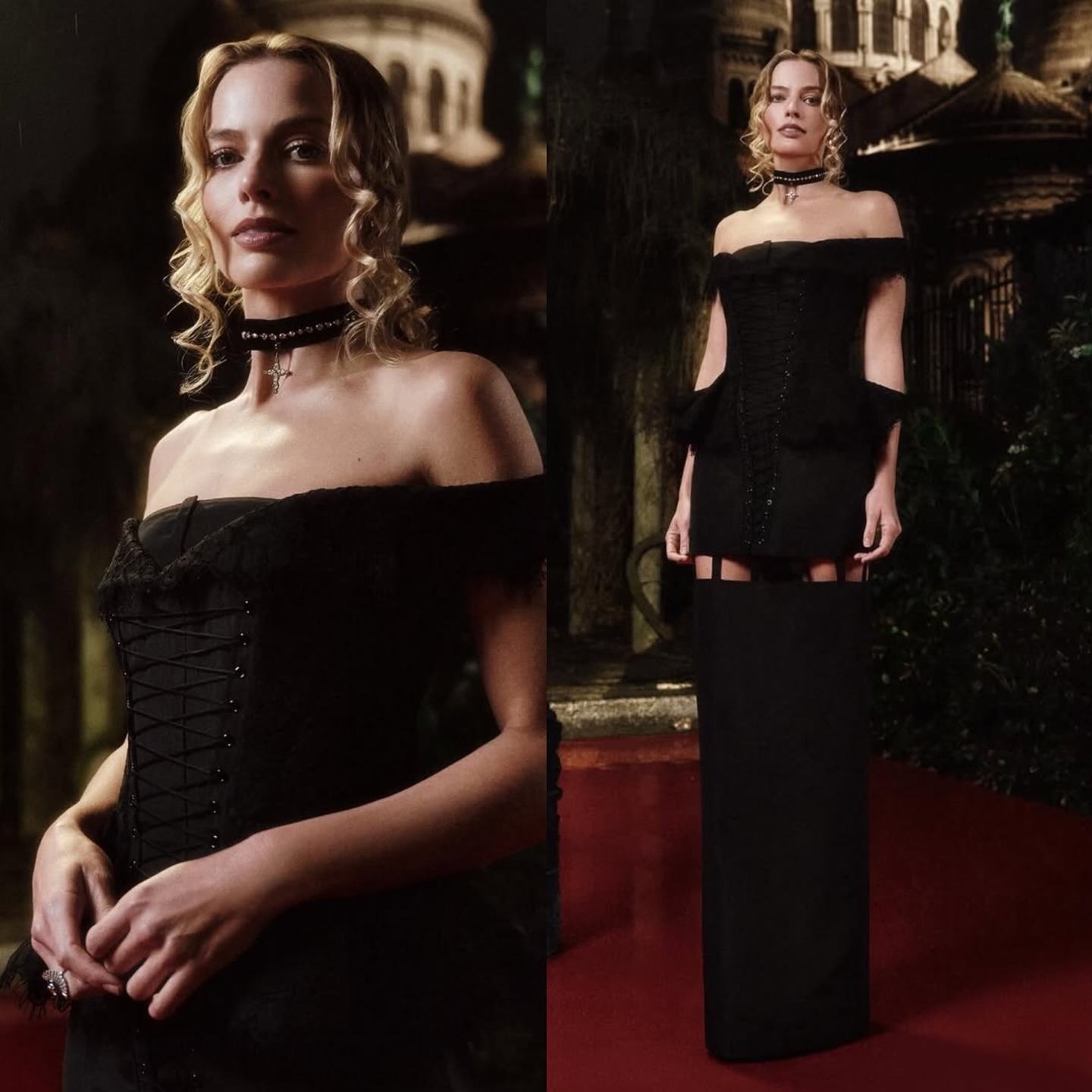 مارغو روبي بالأسود الدراميّ العصري (إنستغرام)