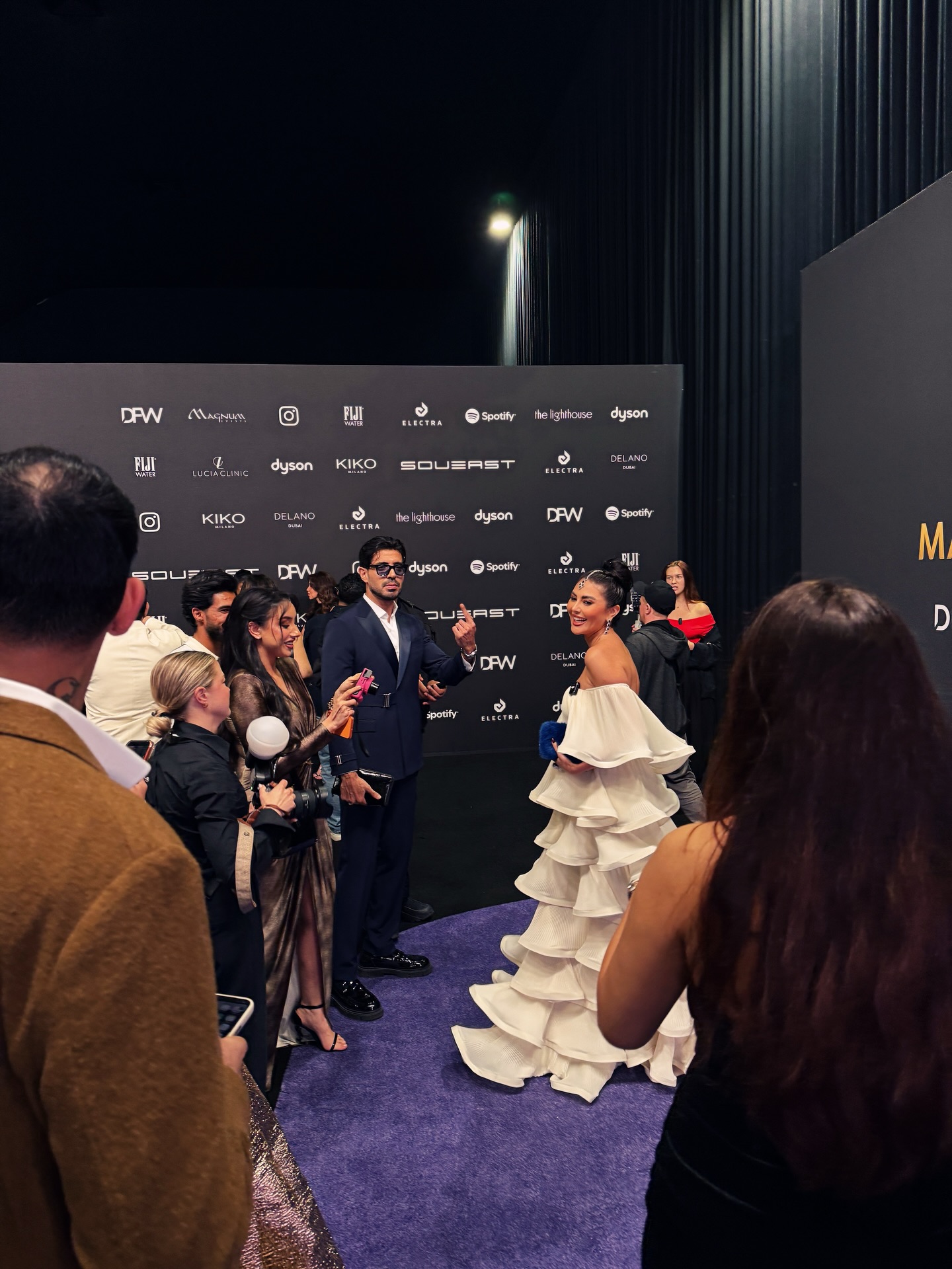 مريم حسين في أسبوع الموضة بدبي (إنستغرام)