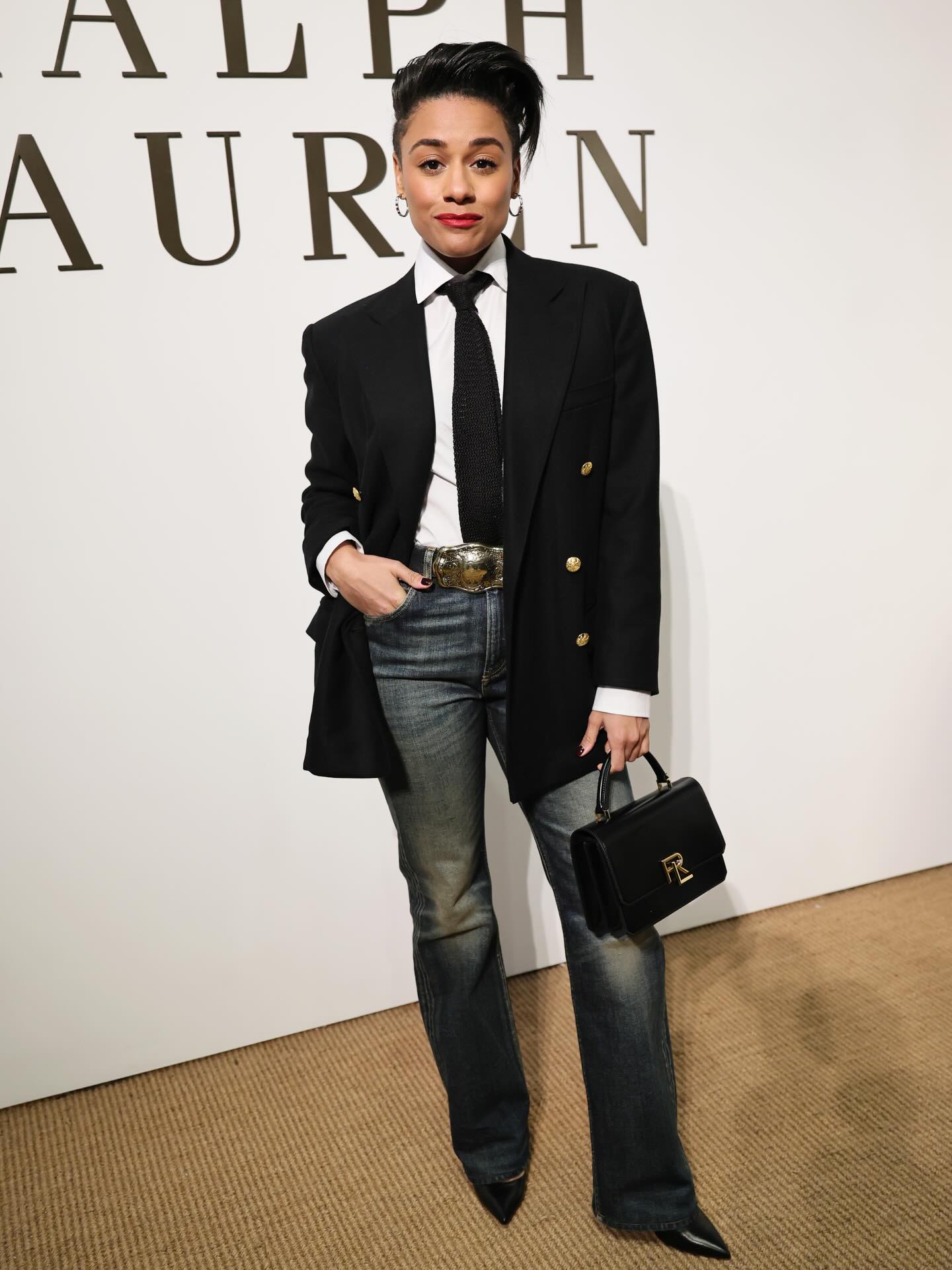 أريانا ديبوز في عرض أزياء رالف لورين (إنستغرام)