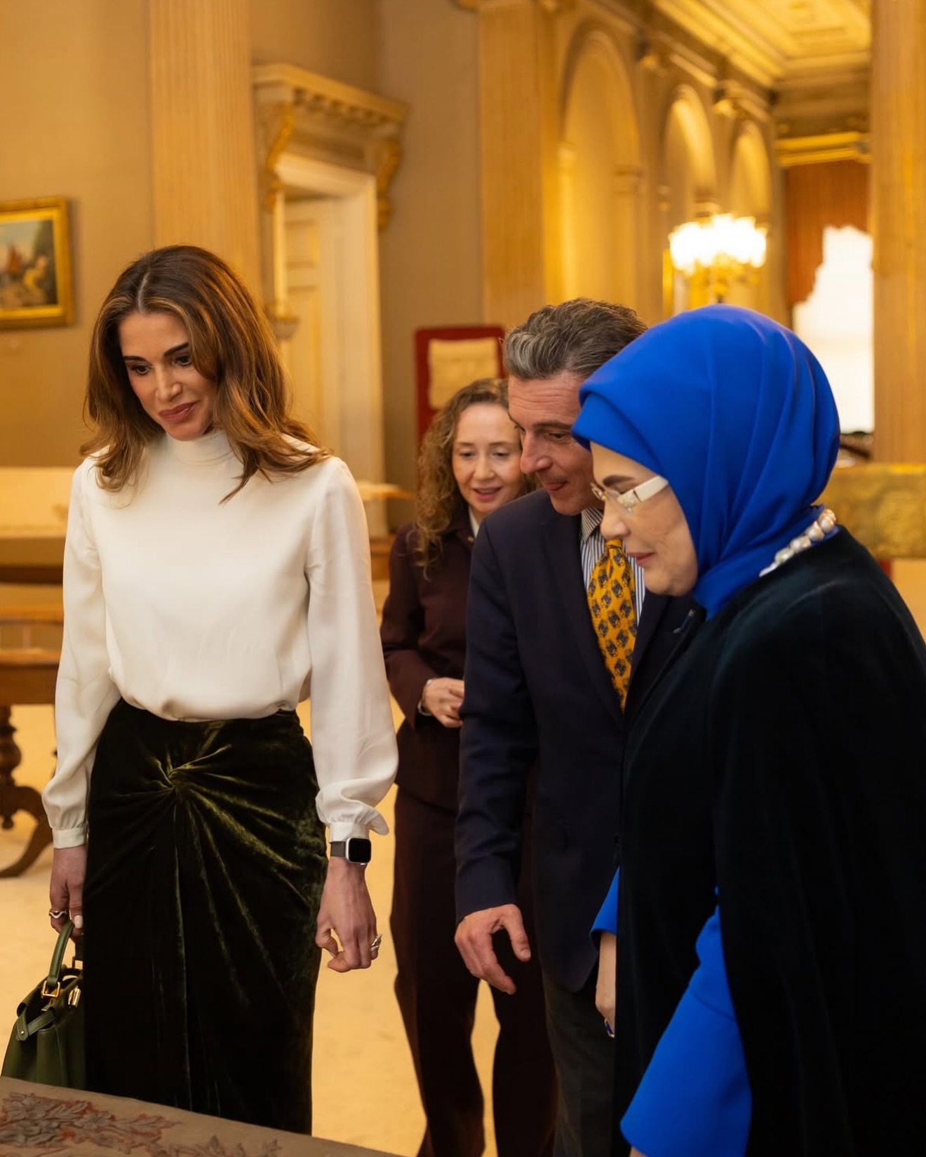 الملكة رانيا والسيّدة الأولى أمينة أردوغان (إنستغرام) 