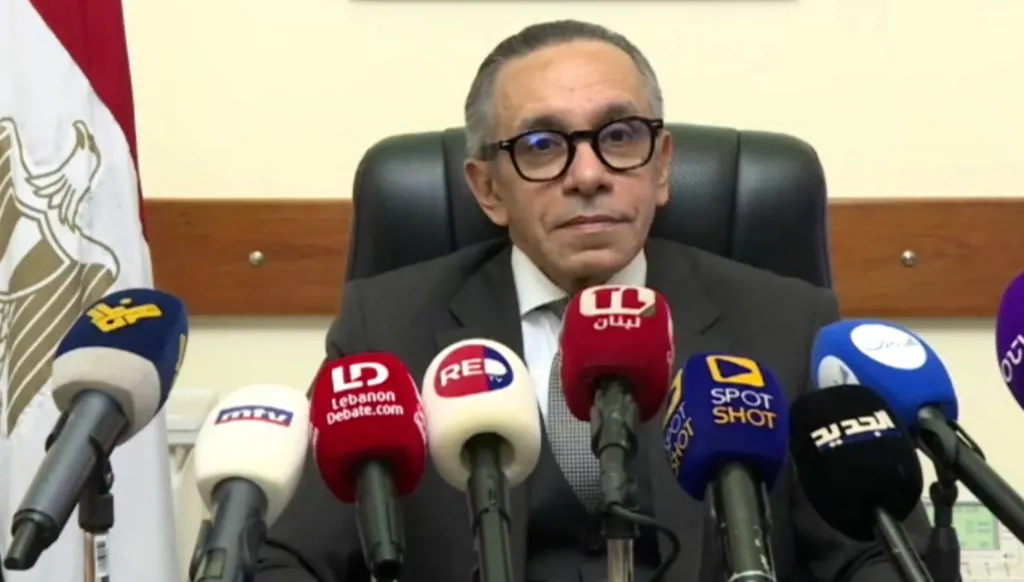 السفير المصري ينبّه إلى عواقب عدم تطبيق اتفاق 27 تشرين والـ1701