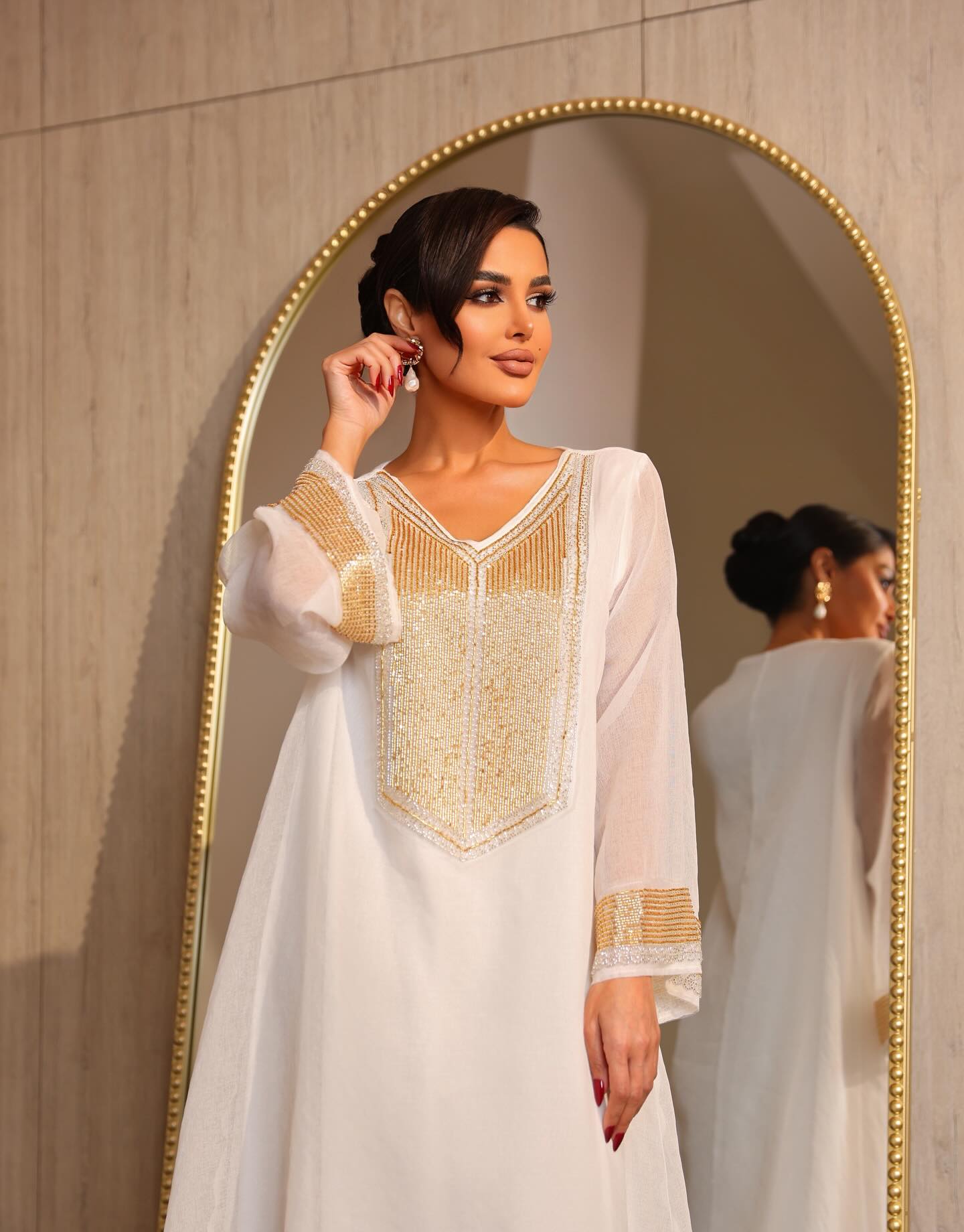 مرمر بتسريحة شينيون (إنستغرام)