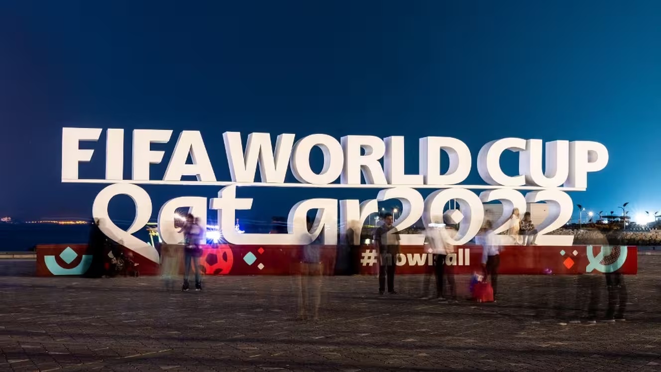 وصفت نسخة قطر 2022 بأنها محايدة كربونياً. (فرانس برس)