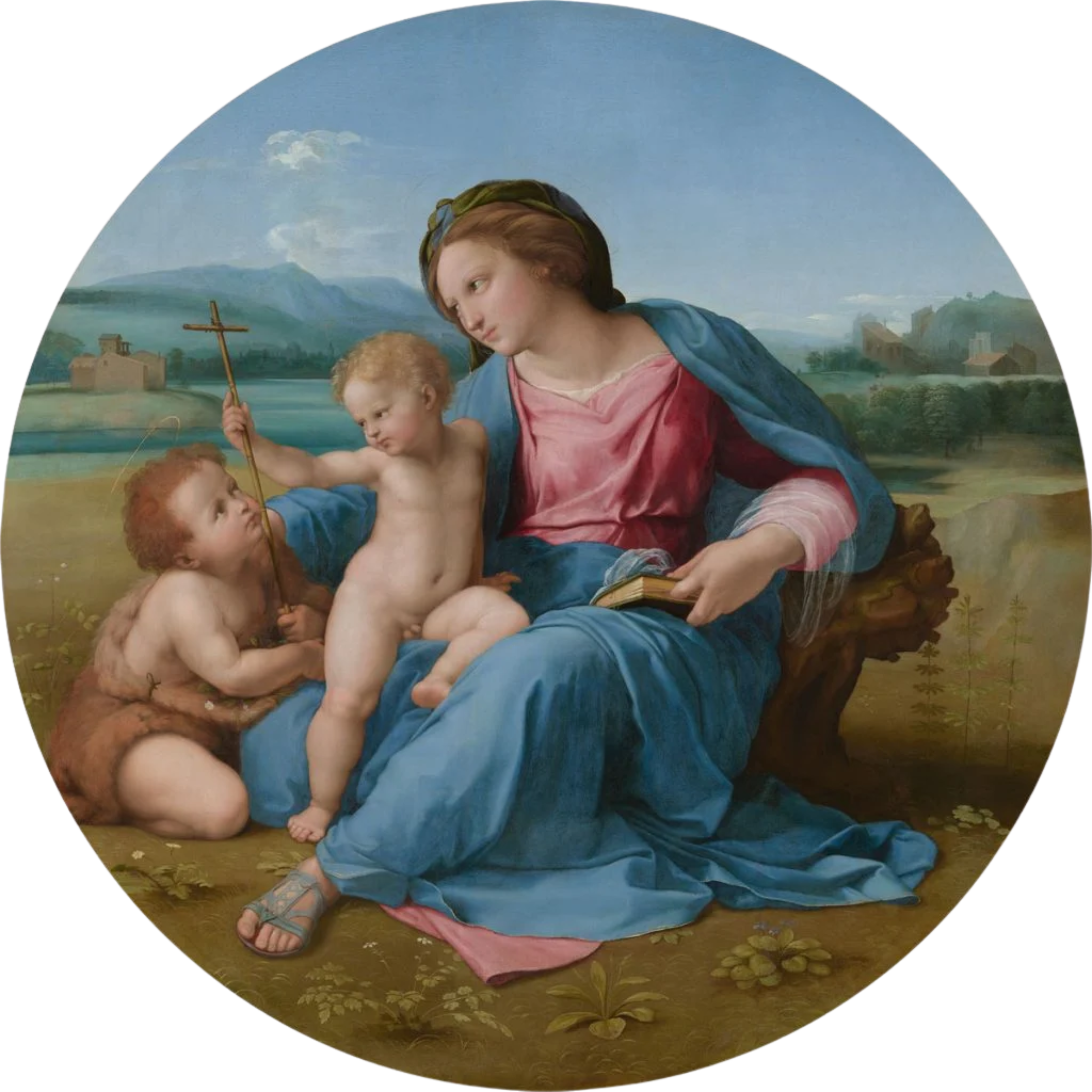 “عذراء ألبا“ بريشة رفائيل (نحو 1511).