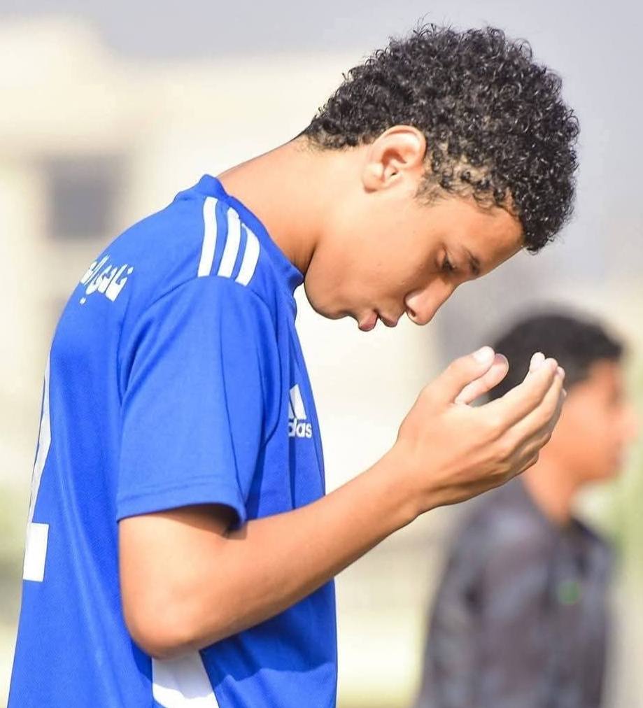 لاعب نادي عمال المنصورة معتصم زكريا. (وكالات)