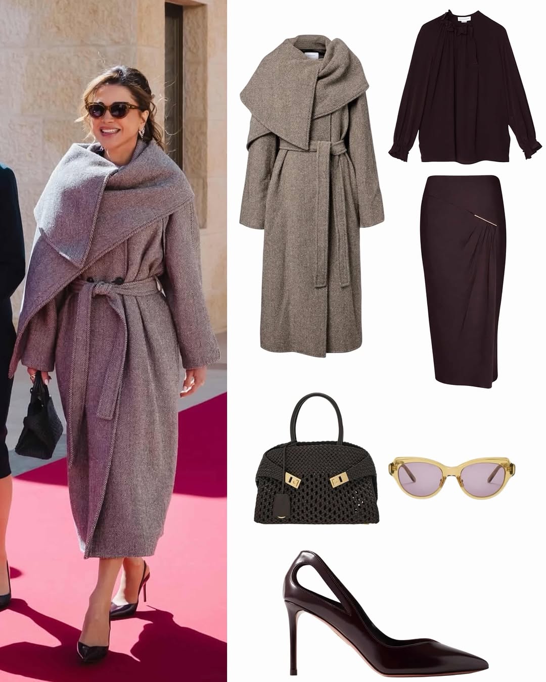 الملكة رانيا تتألق في قصر الحسينية أثناء استقبال الرئيس الألماني فرانك فالتر شتاينماير (انستغرام)