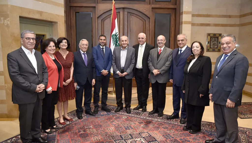 بري ومجلس نقابة محرري الصحافة (مجلس النواب).