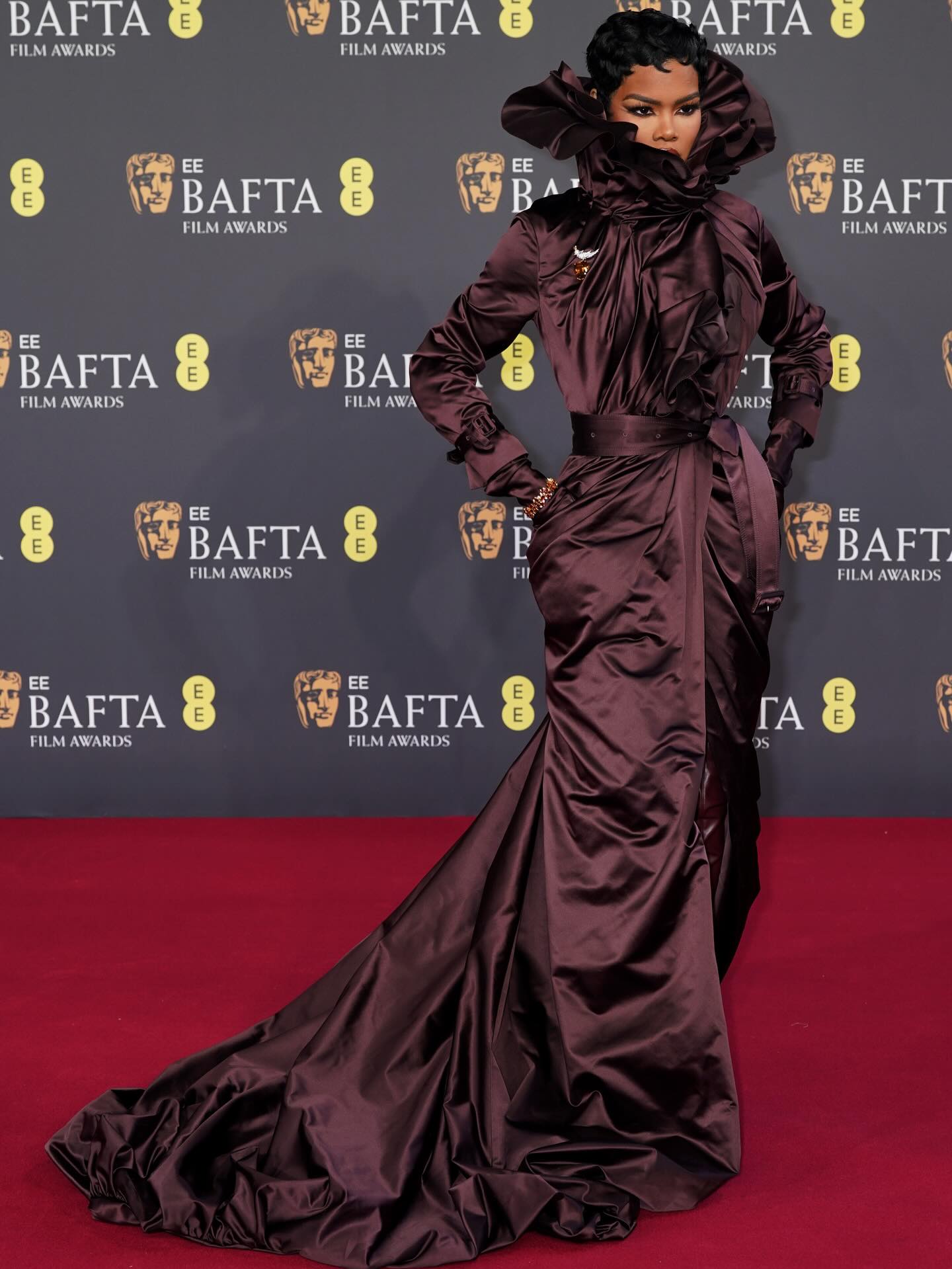 تيانا تايلور في حفل بافتا 2026 (إنستغرام)